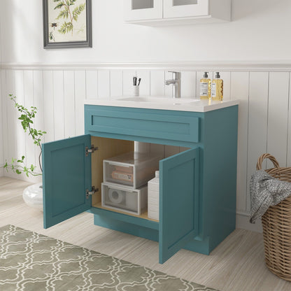 Vanity Art 36 Inch Single Sink Bathroom Vanity Cabinet
