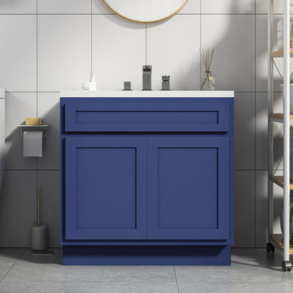 Vanity Art 36 Inch Single Sink Bathroom Vanity Cabinet
