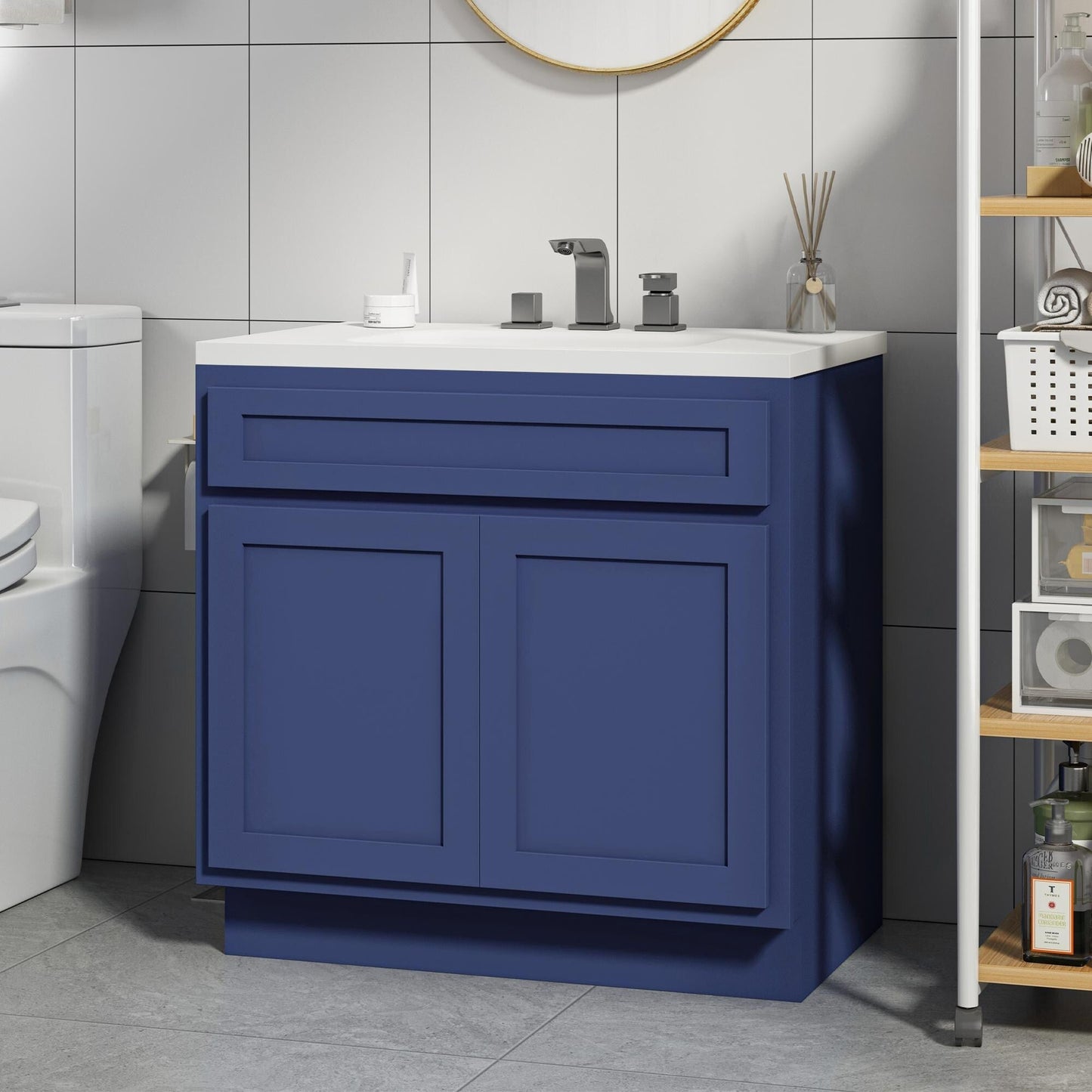 Vanity Art 36 Inch Single Sink Bathroom Vanity Cabinet