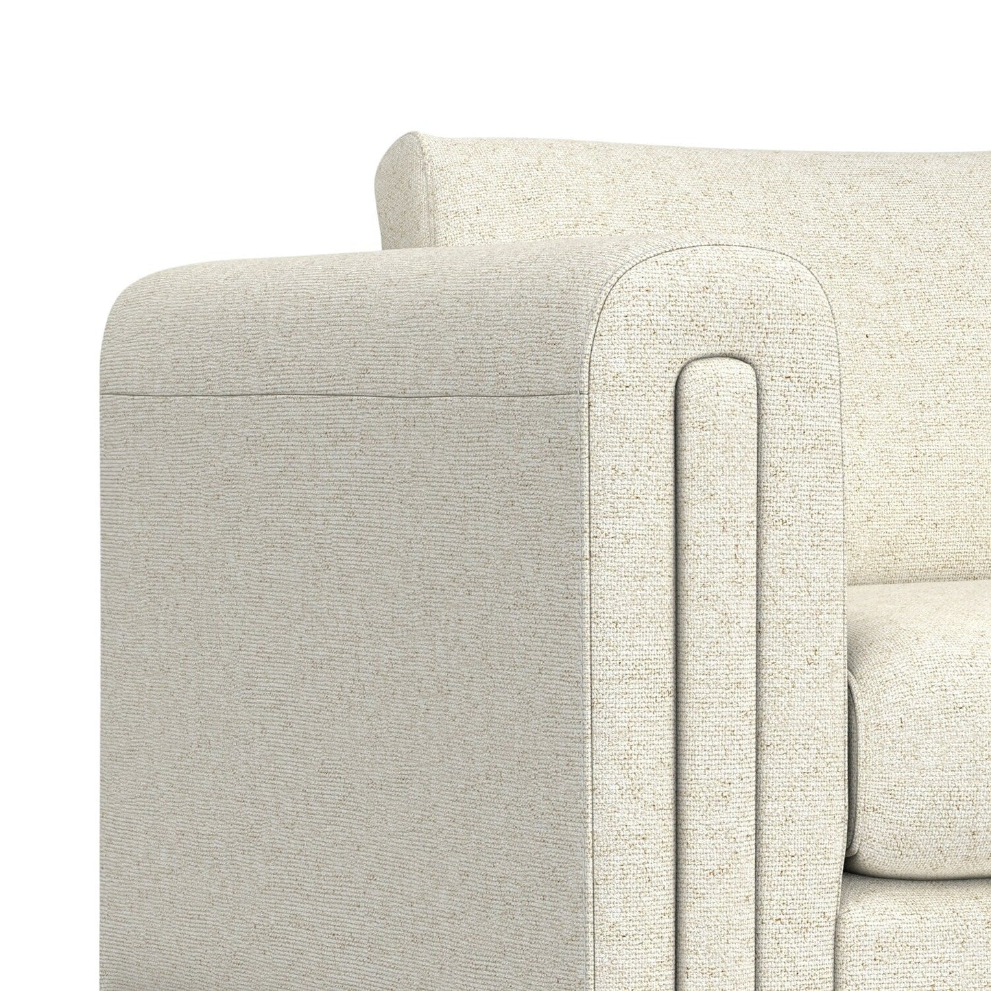 WYNDENHALL Drayton 61 inch Wide Contemporary Loveseat Sofa in Tightly Woven Performance Fabric - Â 61 W x 38 D x 30 H