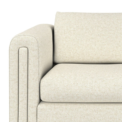 WYNDENHALL Drayton 61 inch Wide Contemporary Loveseat Sofa in Tightly Woven Performance Fabric - Â 61 W x 38 D x 30 H