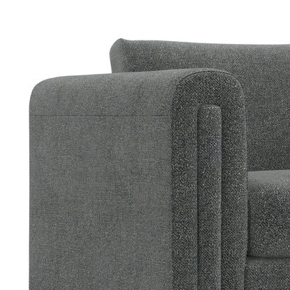 WYNDENHALL Drayton 61 inch Wide Contemporary Loveseat Sofa in Tightly Woven Performance Fabric - Â 61 W x 38 D x 30 H