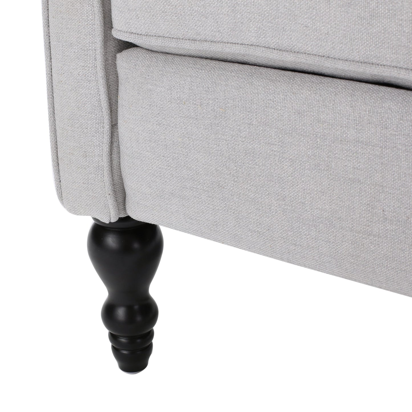 Walter Tufted Fabric Wingback Recliner Club Chair by Christopher Knight Home