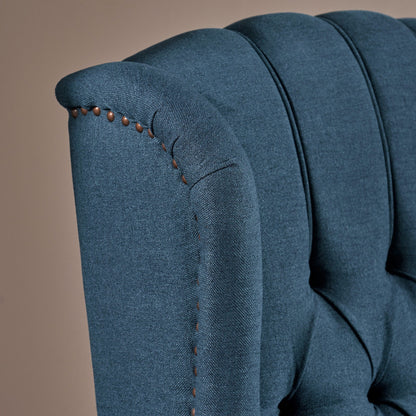 Walter Tufted Fabric Wingback Recliner Club Chair by Christopher Knight Home