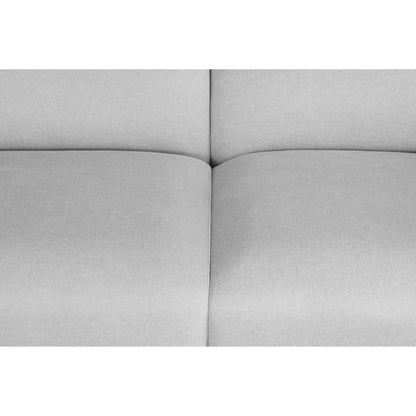 Whisper Upholstered Conversation Set with Modular Chairs, Attachable Arms and Ottoman Living Room Sectional Set