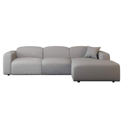 Whisper Upholstered Conversation Set with Modular Chairs, Attachable Arms and Ottoman Living Room Sectional Set