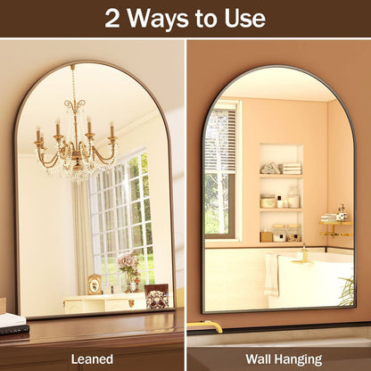 YVANLA Arch Bathroom Wall Mounted Vanity Mirror