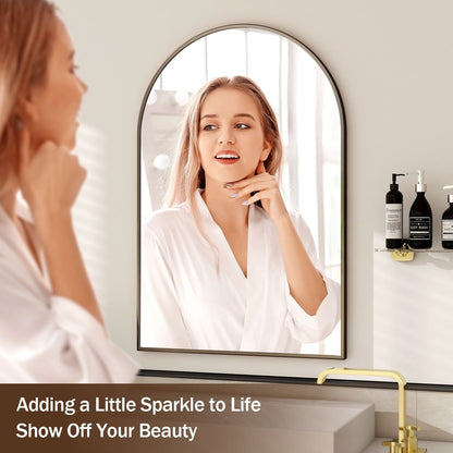 YVANLA Arch Bathroom Wall Mounted Vanity Mirror