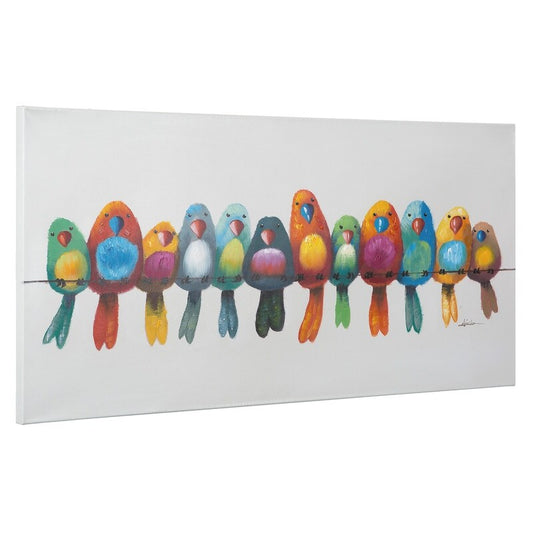 Yosemite Home Decor 'Birds on a Wire I' Original Handpainted Wall Art - multi