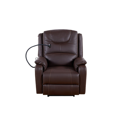 Zero Gravity Electric Recliner Chair with Adjustable Backrest, Massage, Heated Lumbar, USB Port, Phone Holder and Side Pockets