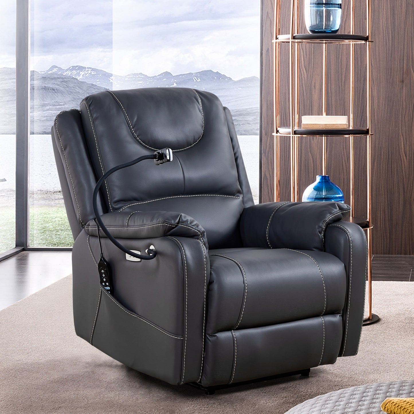 Zero Gravity Power Recliner with comfortable lying degree
