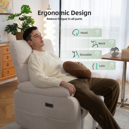 Zero?Gravity Power Recliner Chair with USB & Ergonomic Design