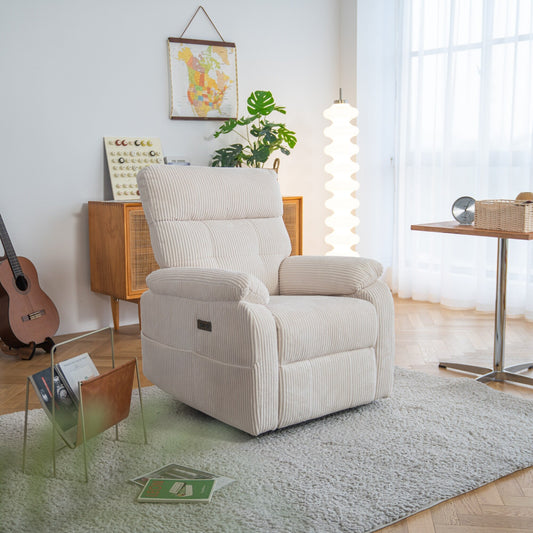 Zero?Gravity Power Recliner Chair with USB & Ergonomic Design