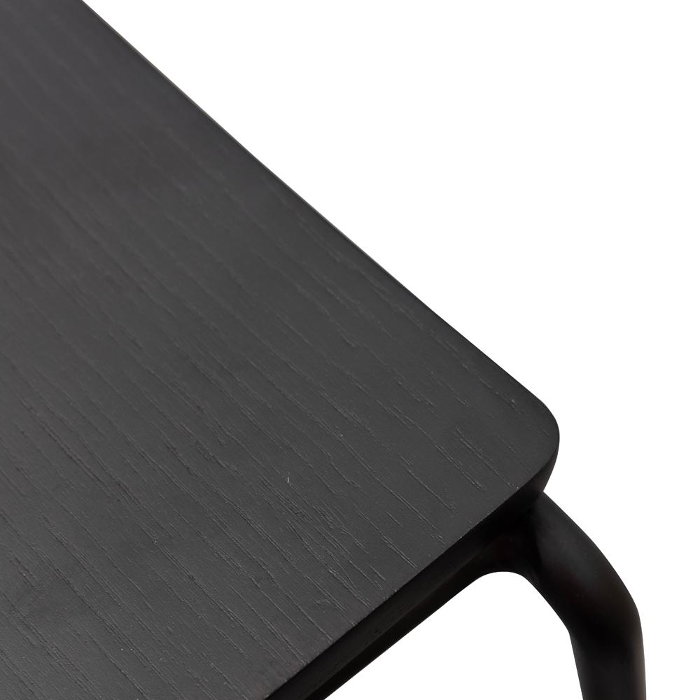 Apollo Timber Seat Bar Stool - Full Black - Last One