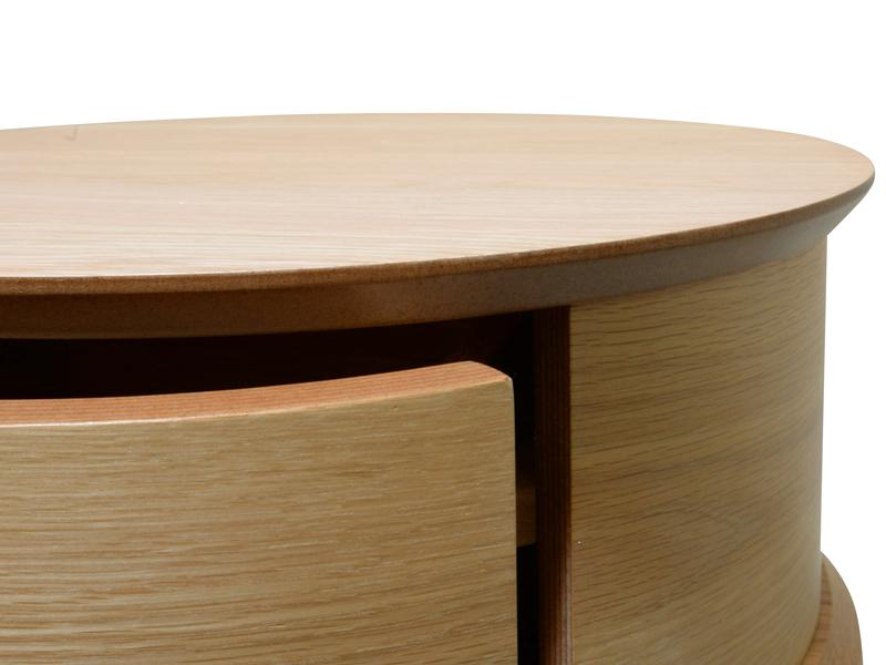 Asta Scandinavian Lamp Side Table - Natural