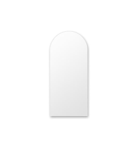 Bjorn Arch Floor Mirror - White