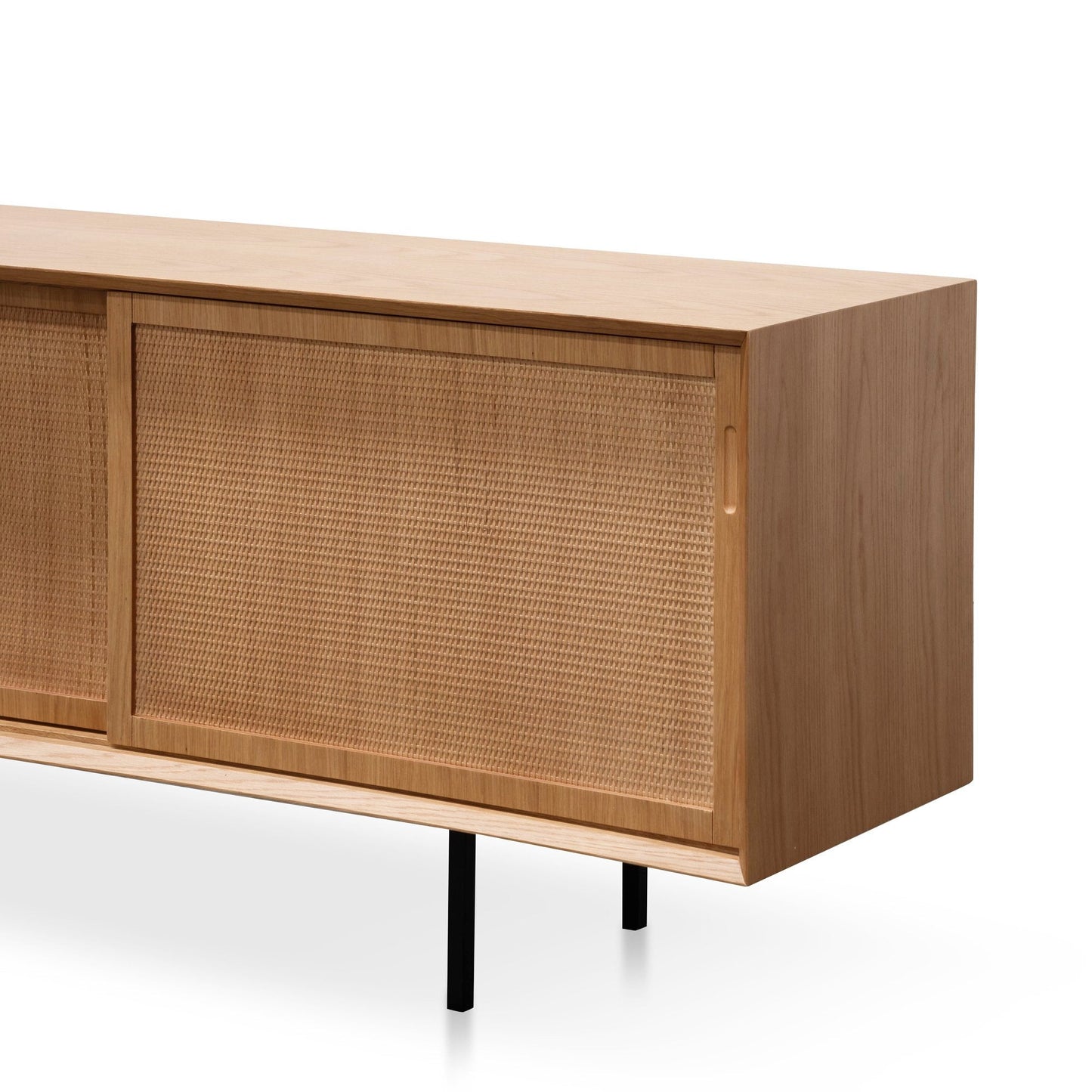 Bolton 2.2m Wooden TV Unit - Natural - Last One