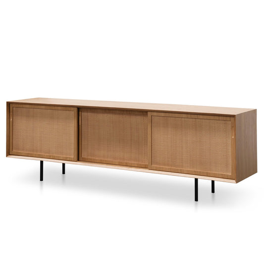 Bolton 2.2m Wooden TV Unit - Natural - Last One