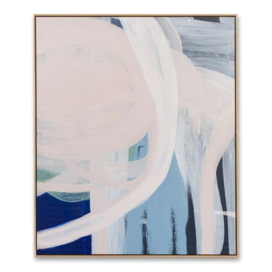 Byron I Hand Painted Abstract Wall Art Canvas