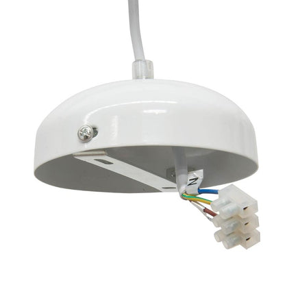 Clearance - Fontain Slim Pendant Lamp - Rose Gold - White