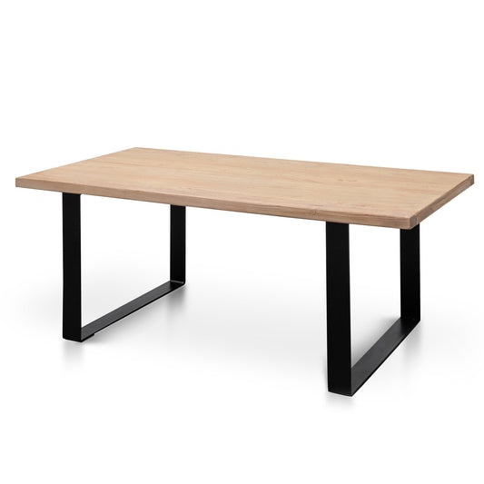 Dalton Reclaimed Wood 1.98m Dining Table - Rustic Natural