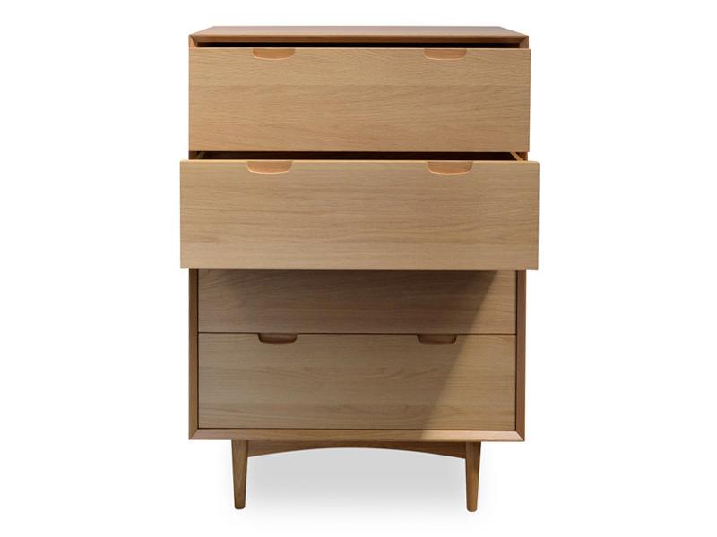 Asta 4 Drawer Chest Tallboy - Natural