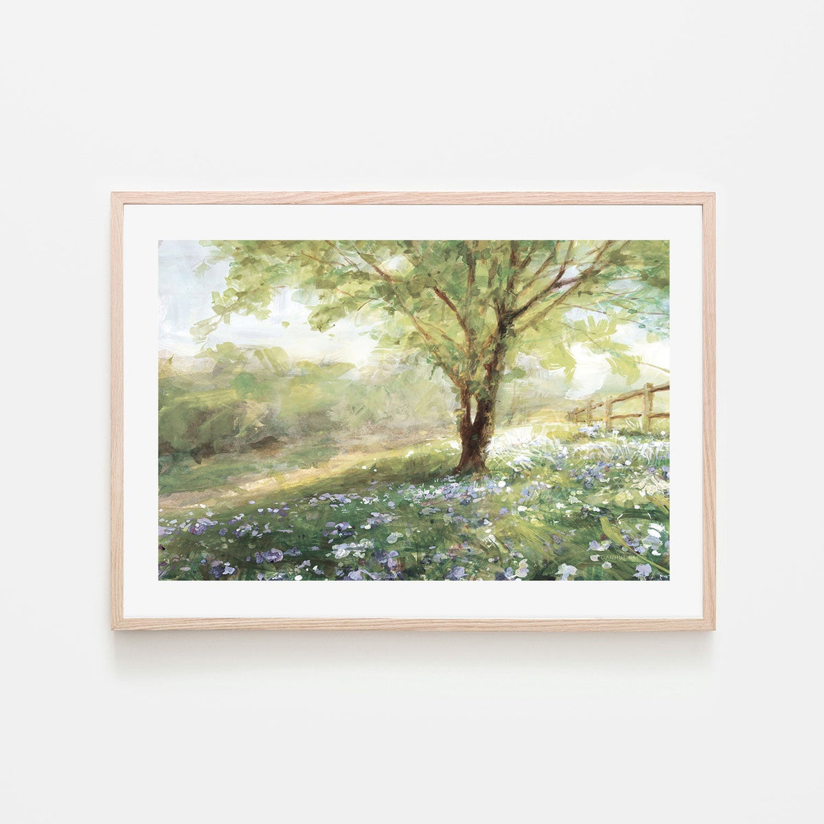 Bright Violet Field, By Danhui Nai