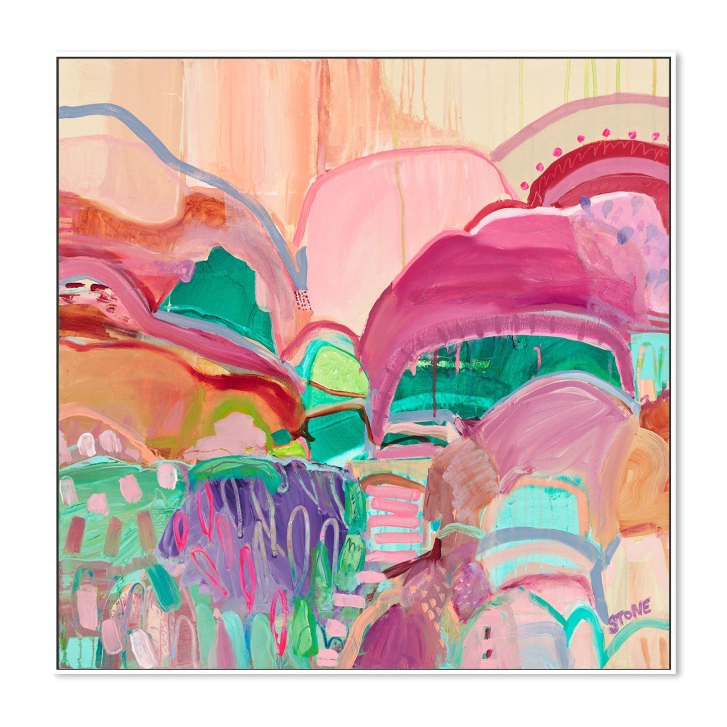 Coloured Oasis, By Belinda Stone