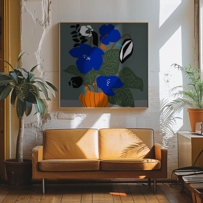 Cobalt Botanic, By Ophelia Pang