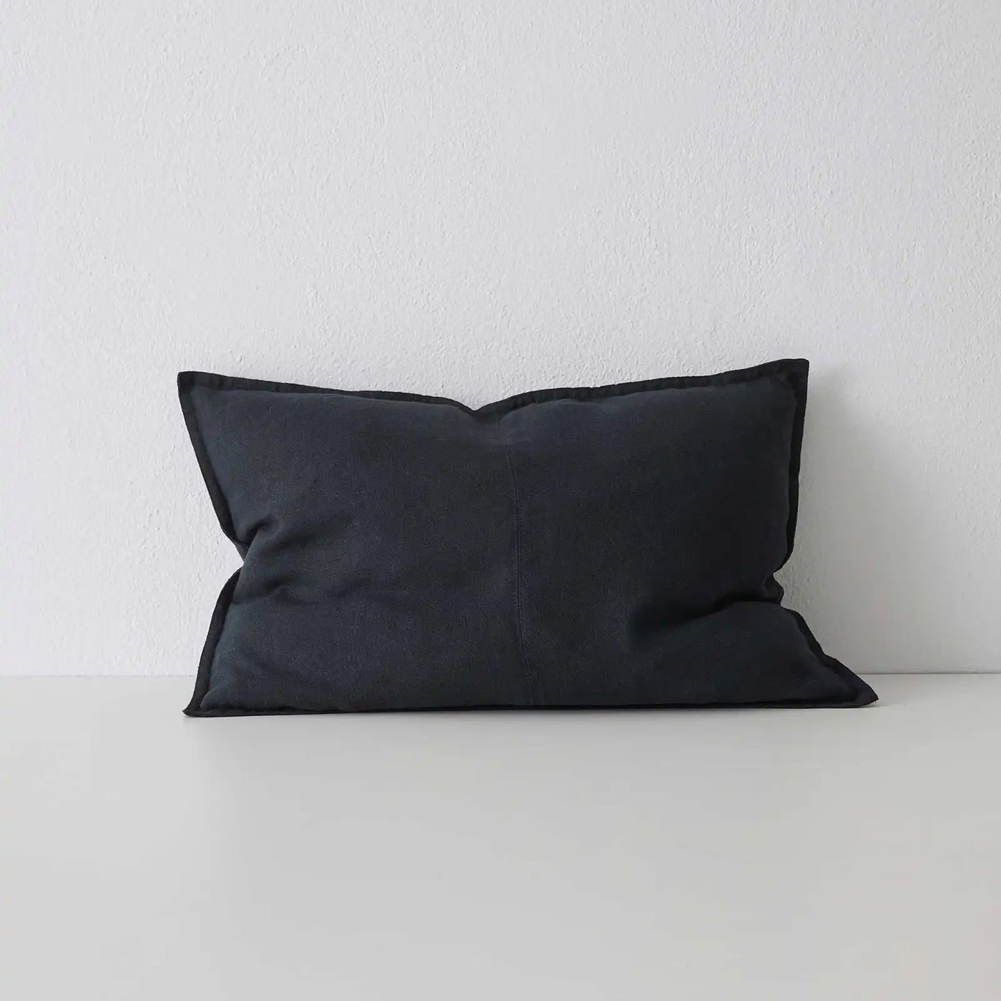 Como Linen Stonewashed Vintage Look Lumbar Cushion